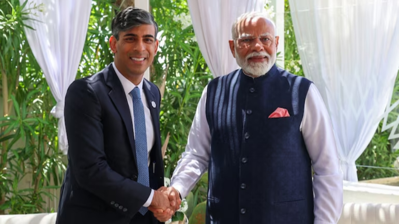PM Modi holds bilateral meeting with UK PM Rishi Sunak on sidelines of G7